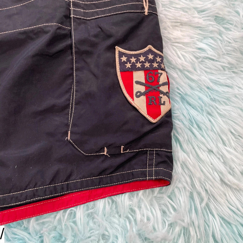 Vintage Navy Polo Ralph Lauren Swim Shorts - XL