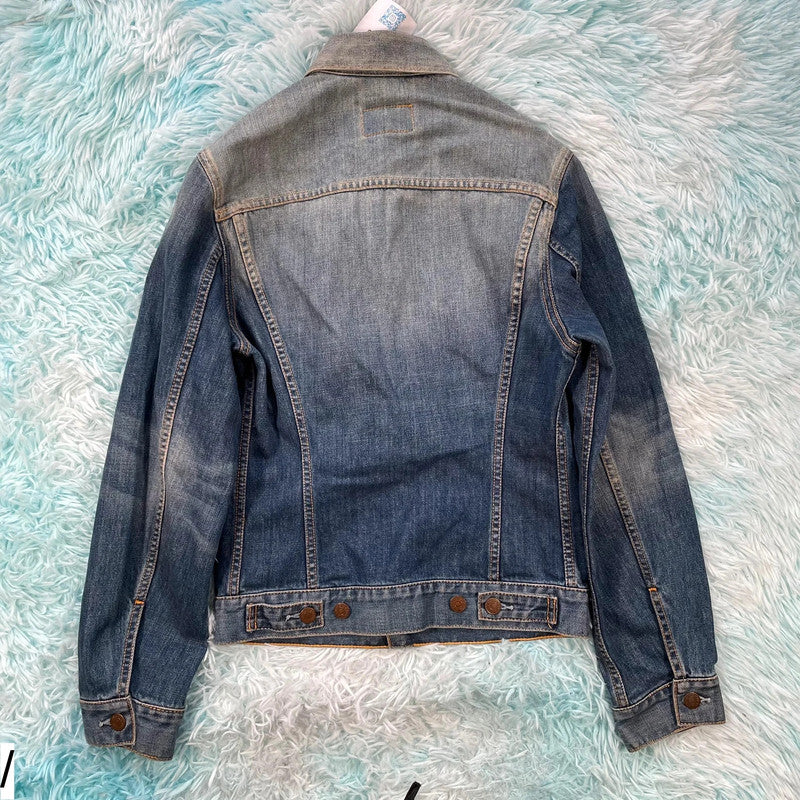 Vintage 00s Levi’s Jacket Irregular Faded - Small