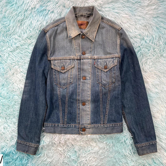 Vintage 00s Levi’s Jacket Irregular Faded - Small