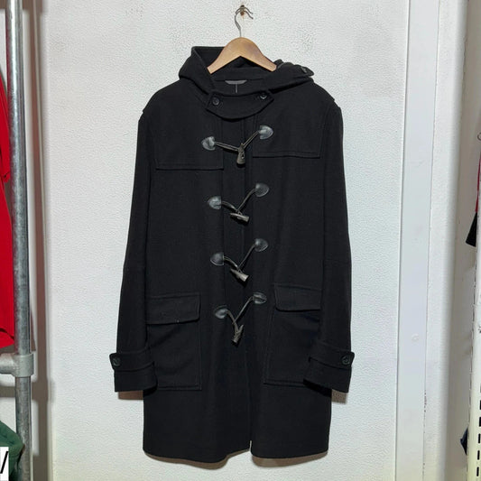 Black Hugo Boss Duffle Coat - XL