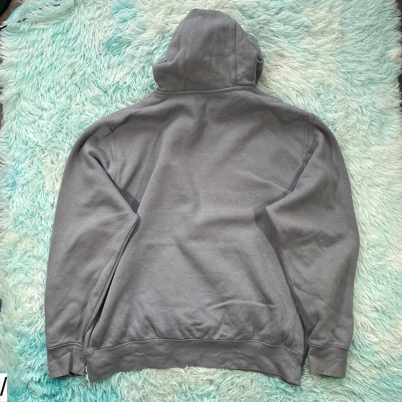 Ocean Blue Nike Hoodie Plain - Large