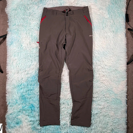 Grey Macpac Waterproof Hiking Trousers - Size 10