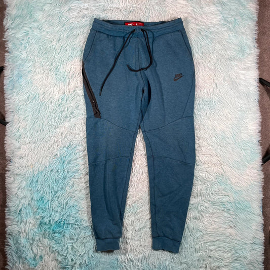 Blue Nike Tech Fleece Joggers - Small