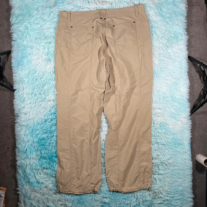 Vintage Y2K Beige Next Parachute Bottoms - UK16