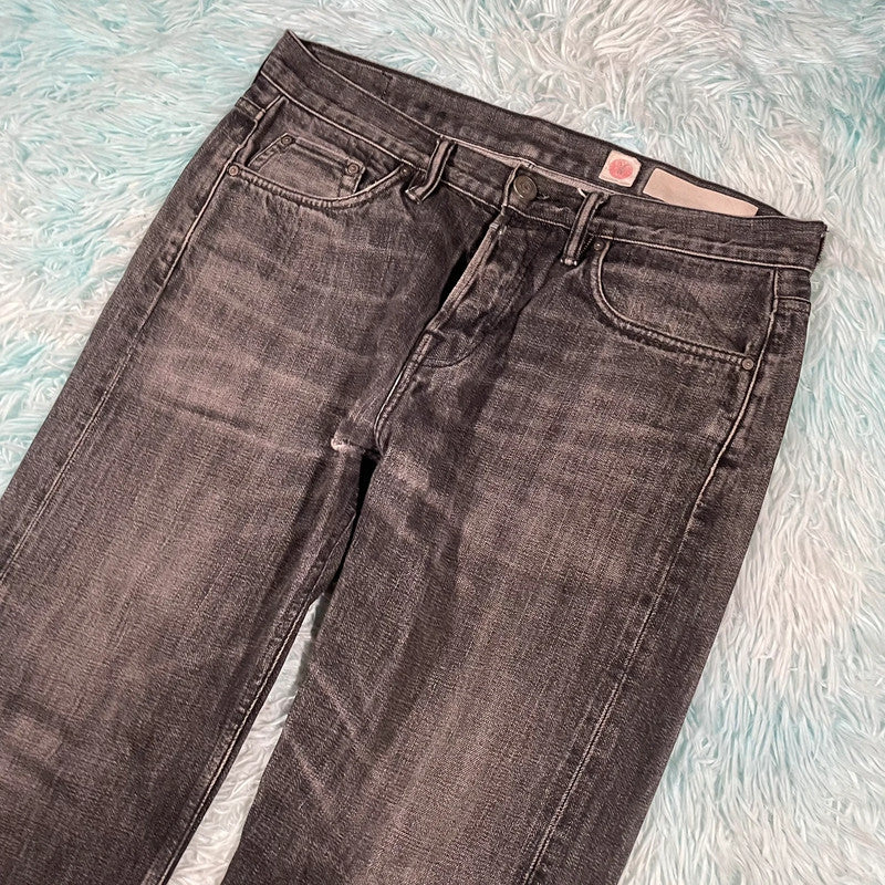 Black AllSaints Jeans Straight Leg - W36 L34