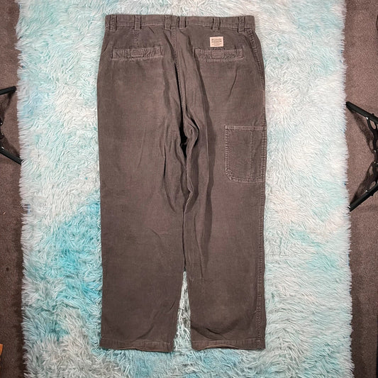 Vintage Grey Columbia Corduroy Trousers - W36 L30