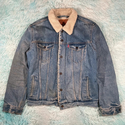 Levi’s Denim Jacket Sherpa Fleece Lining - Medium