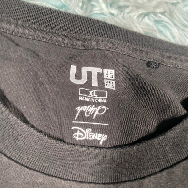 Grey Uniqlo x Disney T Shirt Embroidered - XL
