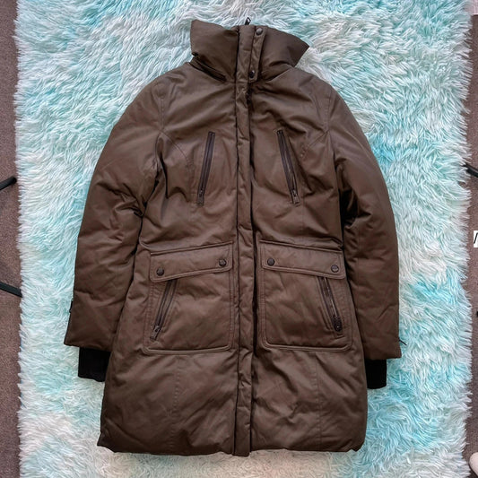 Brown Soia & Kyo Puffer Jacket - Medium