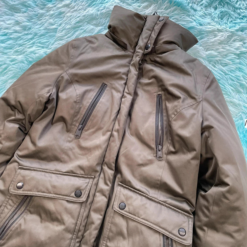 Brown Soia & Kyo Puffer Jacket - Medium