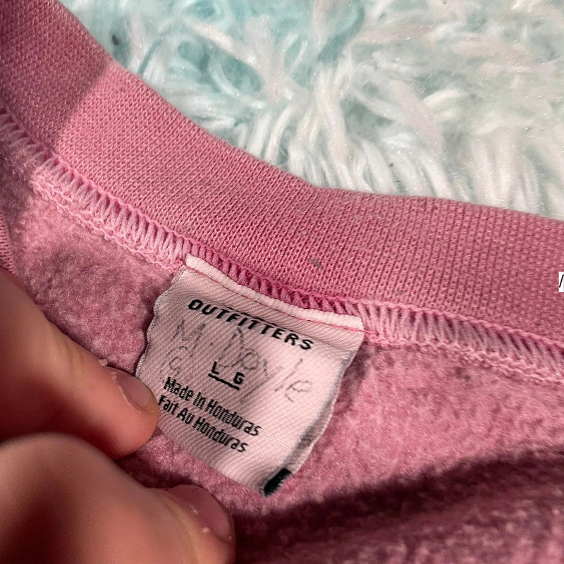 Pink Urban outfitters Graphic Sweatshirt - Large