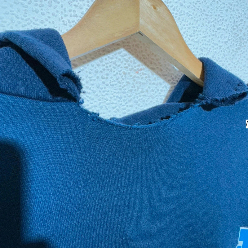 Vintage 00s Navy Carolina Lacrosse Hoodie - XXL