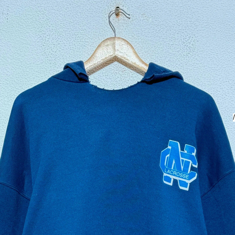 Vintage 00s Navy Carolina Lacrosse Hoodie - XXL