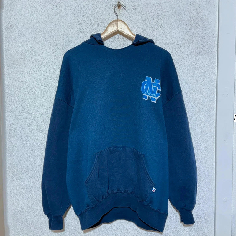 Vintage 00s Navy Carolina Lacrosse Hoodie - XXL