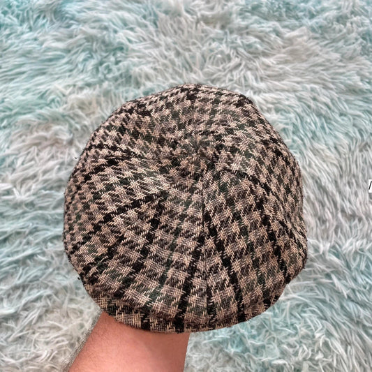 Vintage 90s Donegal Tweed Farmer Flatcap