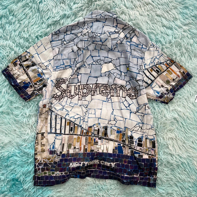 Blue Supreme Mosaic Shirt - Small