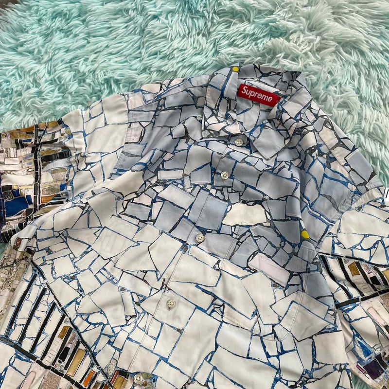 Blue Supreme Mosaic Shirt - Small