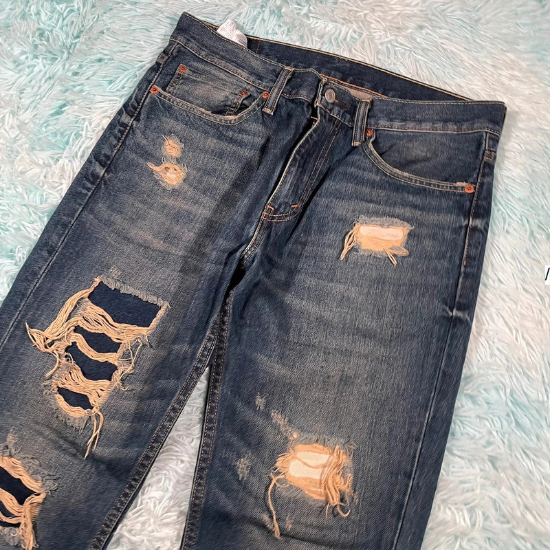 Vintage Levi’s 511 Distressed Jeans - 34W 32L