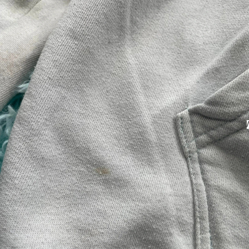 Baby Blue Schott Hoodie Full Zip - Medium