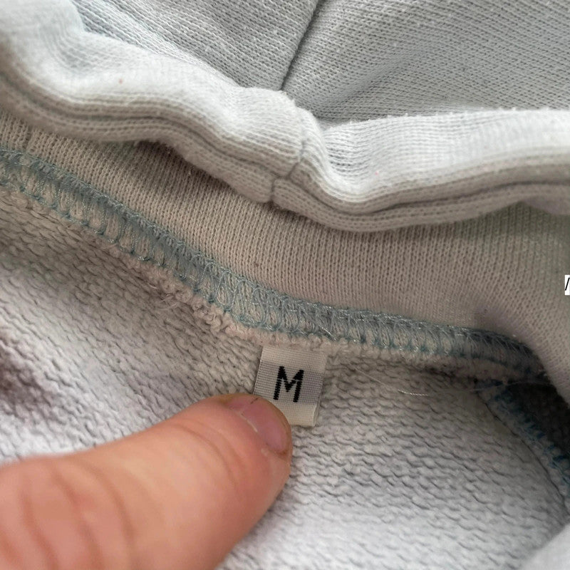 Baby Blue Schott Hoodie Full Zip - Medium