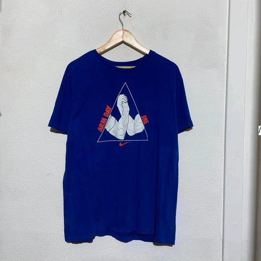 Blue Nike Graphic T Shirt - XL