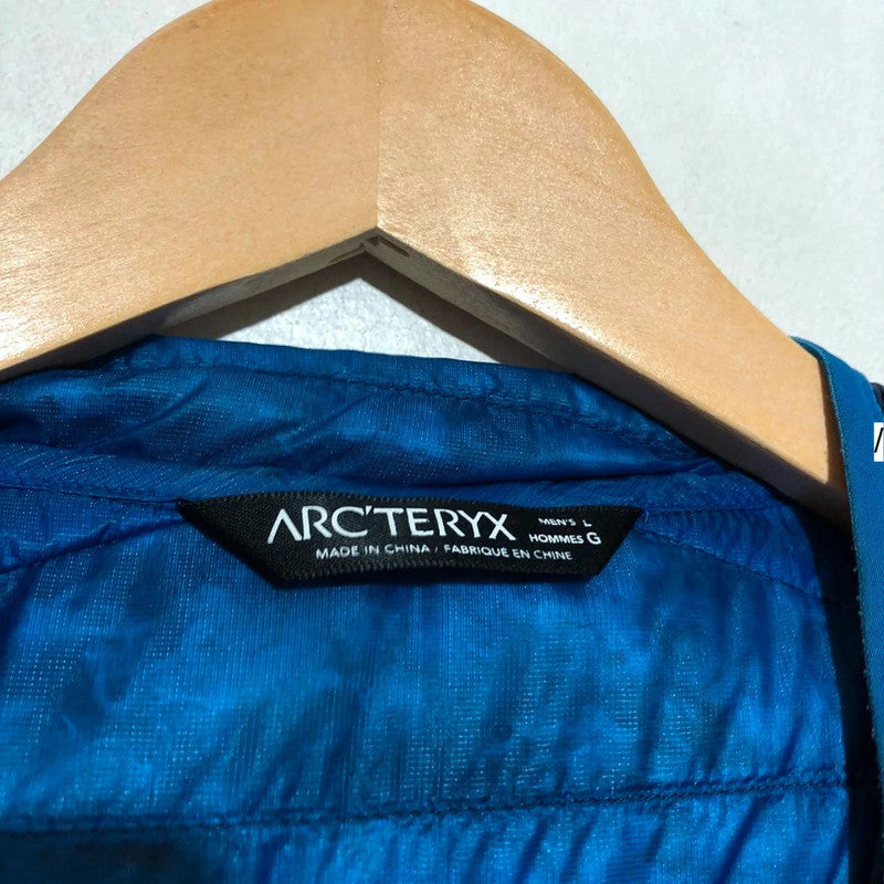 Navy Arc’teryx Puffer Jacket Coat Cerium SL Hoody - Large
