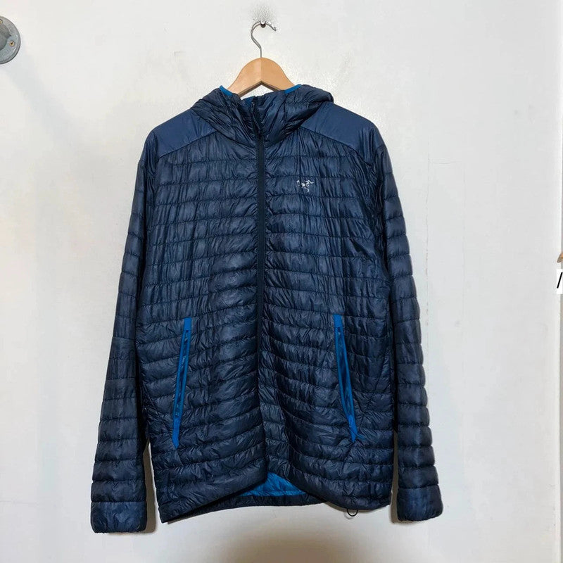 Navy Arc’teryx Puffer Jacket Coat Cerium SL Hoody - Large