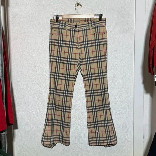 Vintage Burberry Trousers Novacheck - size 8