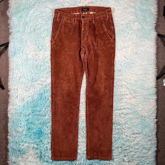 Brown Paul Smith Corduroy Trousers - 30W 34W