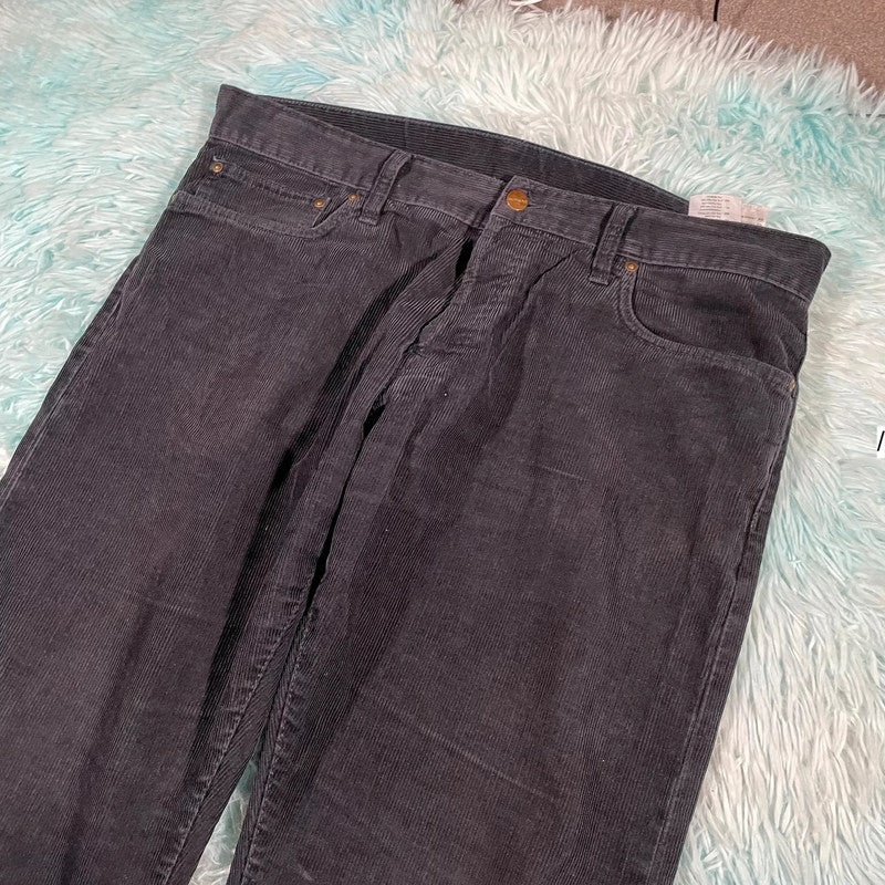 Dark Navy Carhartt Corduroy Trousers Klondike - 36W 34L