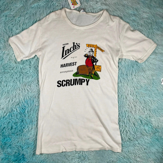 Vintage 70s Graphic T Shirt Inch’s Cider Print - XL