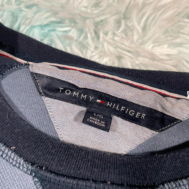 Blue & Navy Tommy Hilfiger Sweatshirt - Large