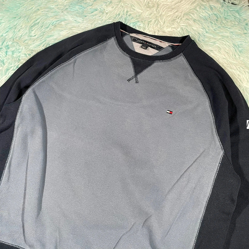 Blue & Navy Tommy Hilfiger Sweatshirt - Large