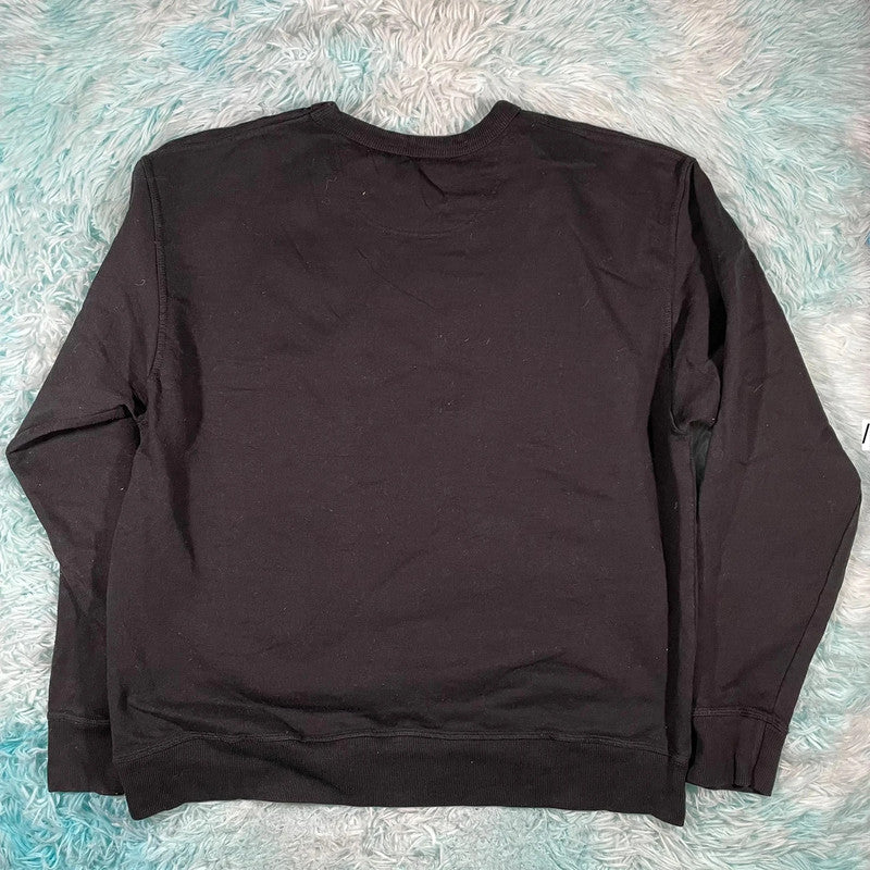 Black Champion Sweatshirt Spellout - XL