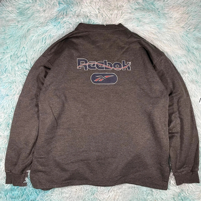 Vintage 90s Grey Reebok Sweatshirt - XL