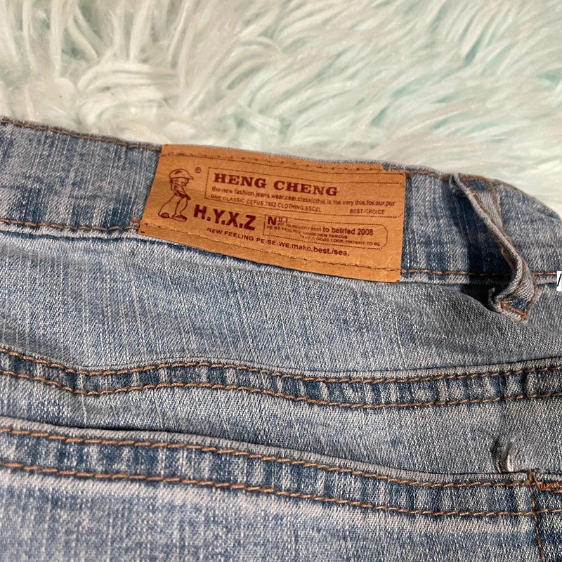 Vintage 90s HYXZ Bootcut Jeans Embroidered- Size 12