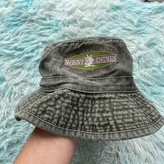 Vintage khaki West Industries Bucket Hat