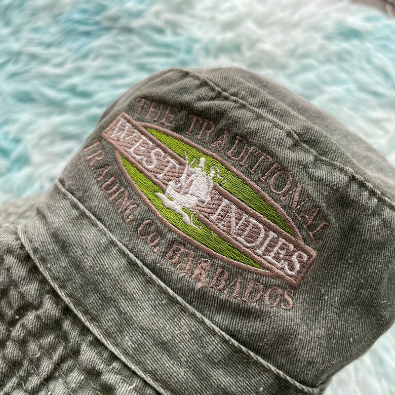 Vintage khaki West Industries Bucket Hat