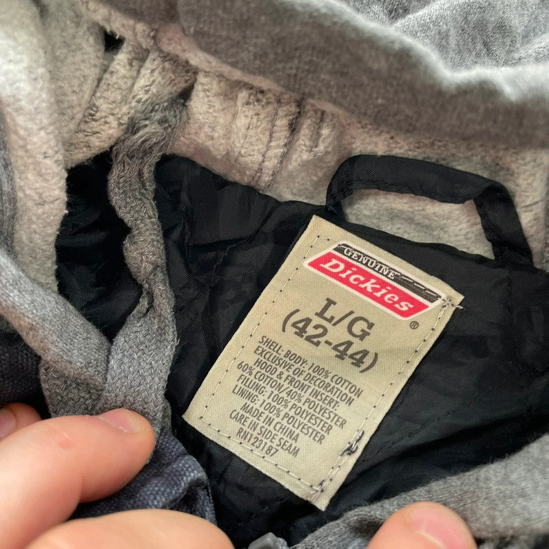 Navy Dickies Workwear Jacket Hooded - Large