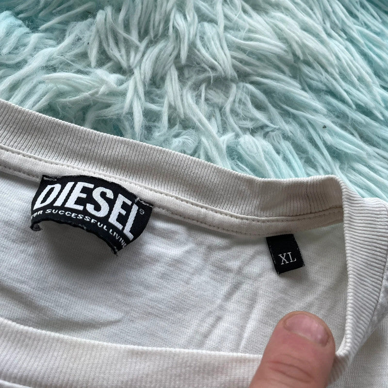 White Diesel Graphic T shirt - XL