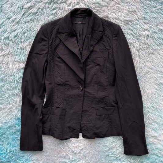 Black Hugo Boss Blazer Jacket - Size 8
