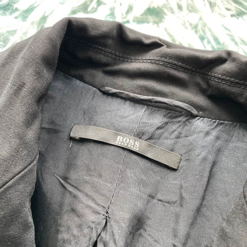 Black Hugo Boss Blazer Jacket - Size 8