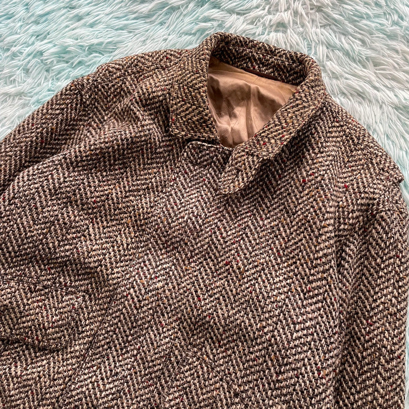 Vintage 90s Wool Bomber Jacket Bosch - Large
