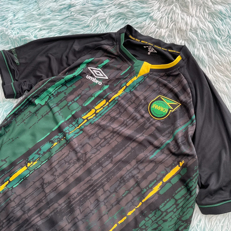 Black Jamaica Shirt Umbro Away Kit - Medium