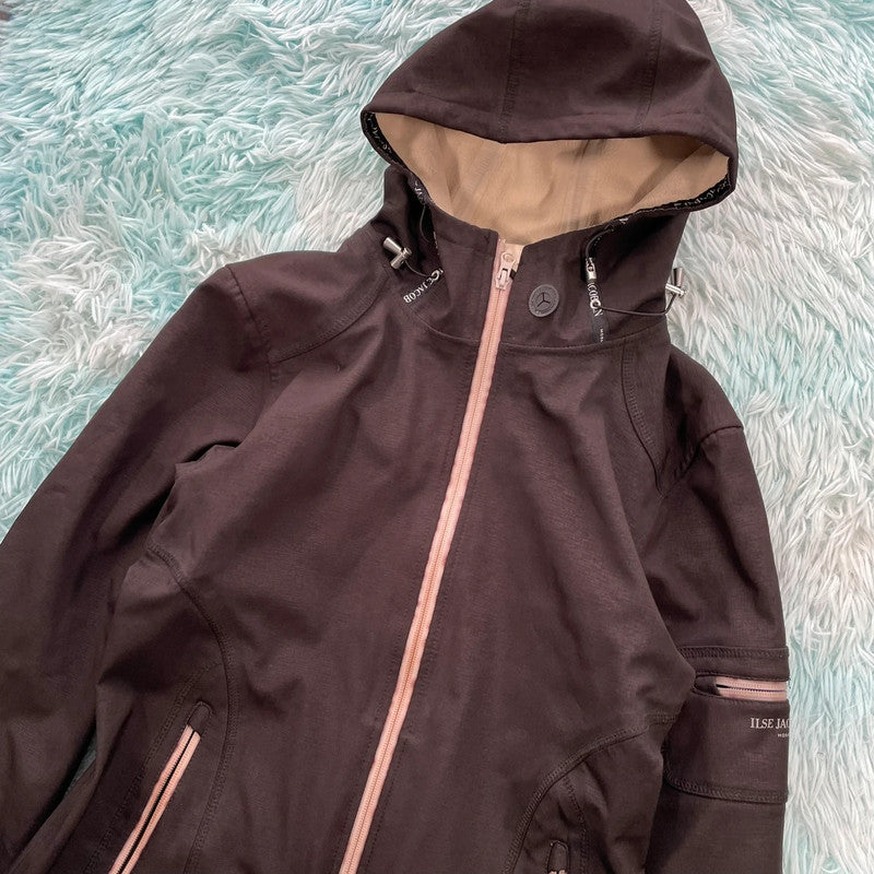 Brown Ilse Jacobsen Raincoat - Size 8