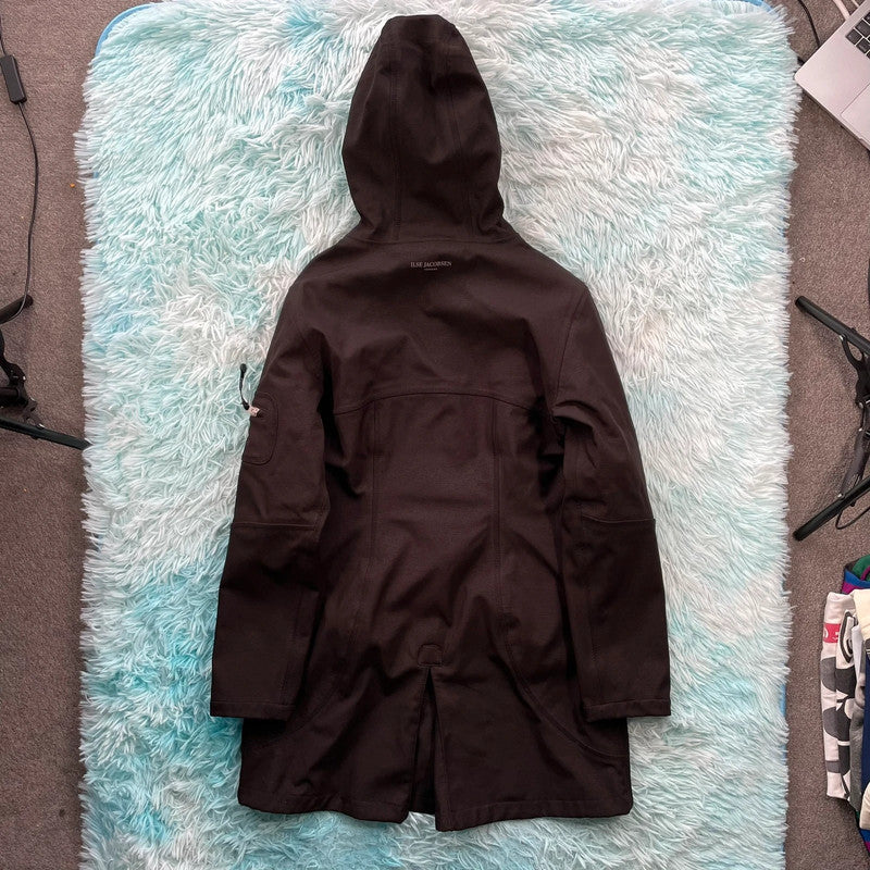 Brown Ilse Jacobsen Raincoat - Size 8