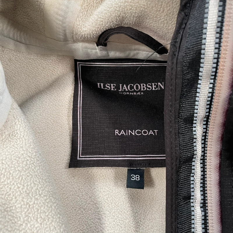 Brown Ilse Jacobsen Raincoat - Size 8