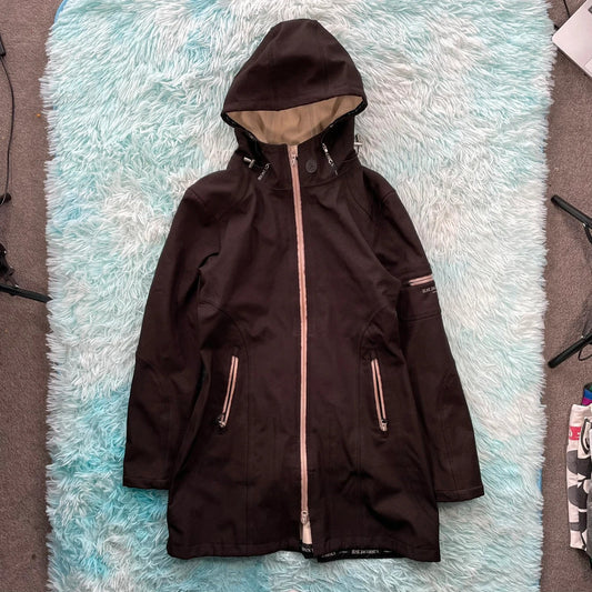 Brown Ilse Jacobsen Raincoat - Size 8