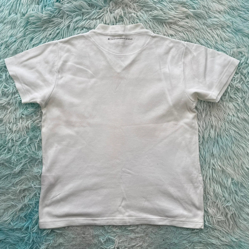Vintage Y2K Baby Blue FCUK Fashion T Shirt - Medium