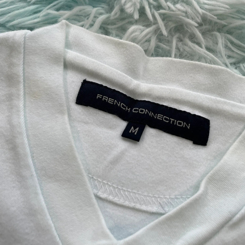 Vintage Y2K Baby Blue FCUK Fashion T Shirt - Medium